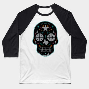 San Antonio Sugar Skull Baseball T-Shirt